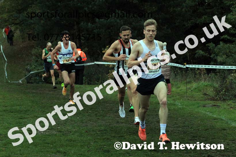 Senior Men, 2022 National Cross Country Relays, Berry Hill Park, Mansfield.  Photo: David T. Hewitson/Sports for All Pics